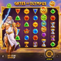 Playio - Gates of Olympus Slot Game - Pragmatic Play