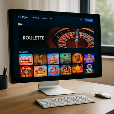 Playio Casino - Desktop Interface - Modern Design